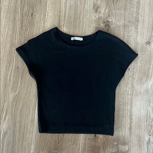 Zara Black Crop Top